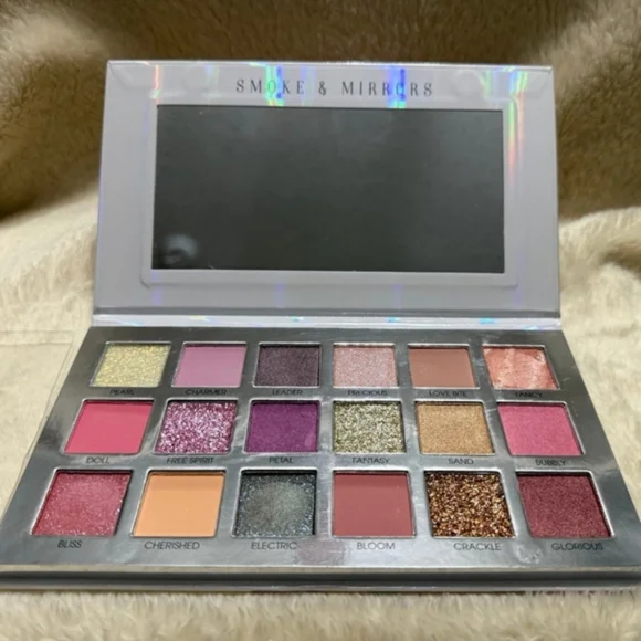 Smoke & Mirrors ELECTRIC 18pc Eyeshadow Kit Talc Free NIP - Picture 2 of 4